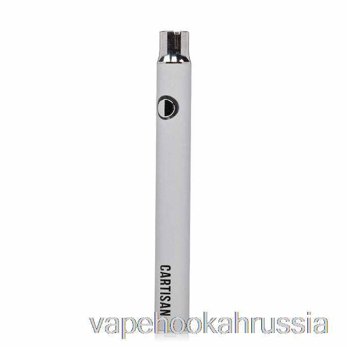 Vape Russia Cartisan Button VV 400 510 аккумулятор серебро